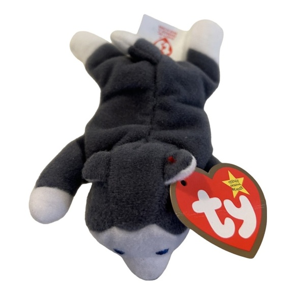 NWT Ty Beanie Babies Nanook The Husky Rare And Retired With Matching Teenie Baby - Picture 5 of 10